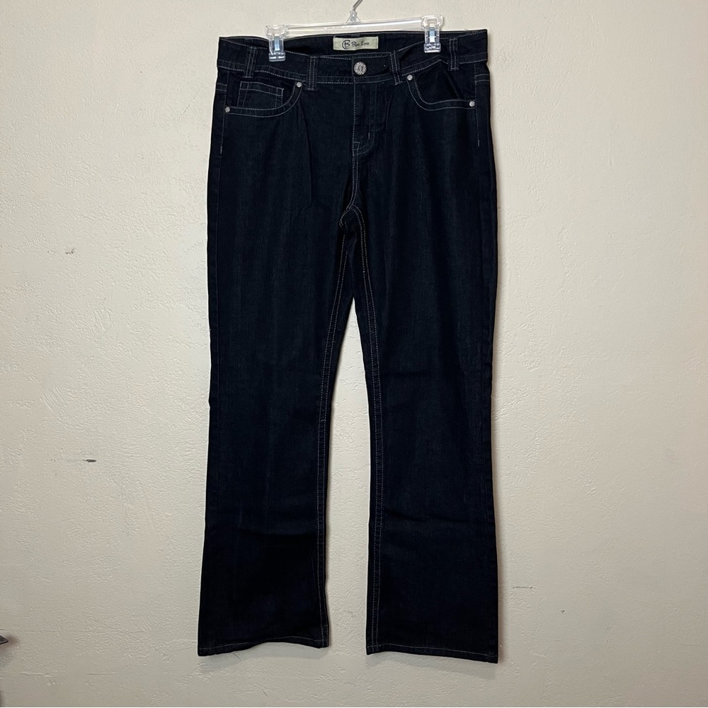 Blue Epic Jeans Women's‎ Size 14 Black Boot Cut Jeans 87% Organic Cotton